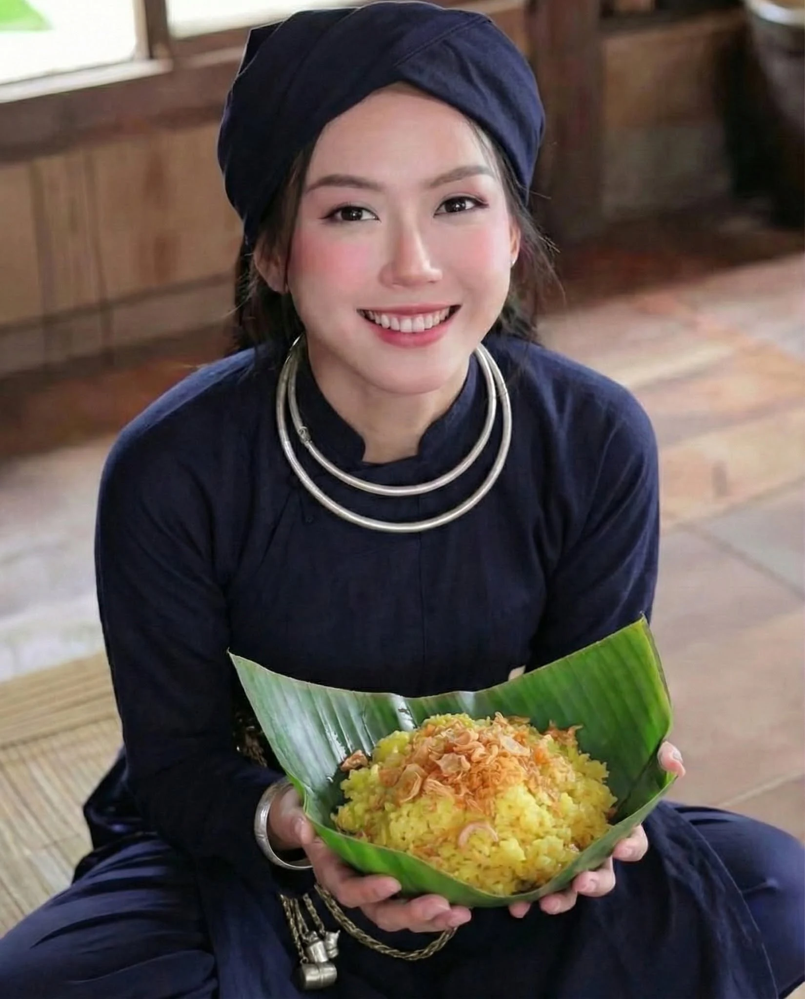 Indigo Grace in the Banana Garden